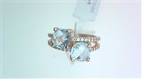 Ringe Sommer Dame Anello Con Pietra in Gold Topazio TOP AZZ ZIRC D UZ/C - TOP AZZ ZIRC D UZ/C